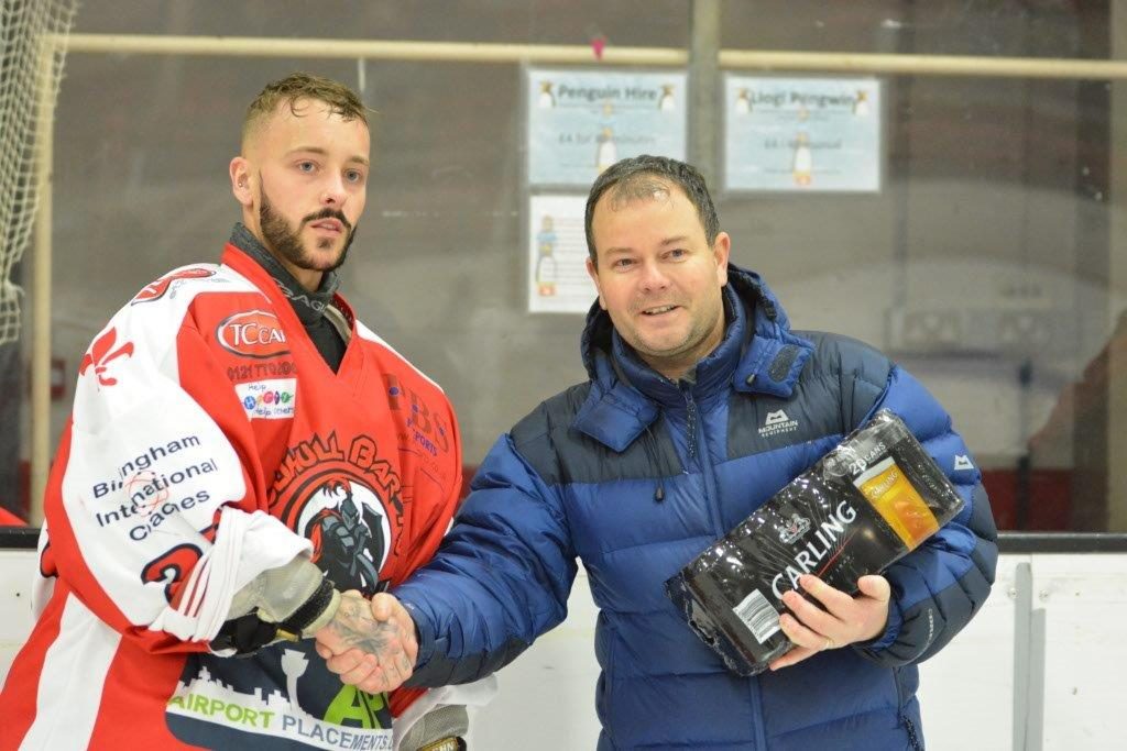 Barons Man of the Match Josh Nicholls (J&K Davies)