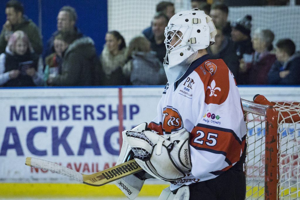 Dangy Brittle was on fire between the pipes (Steve Crampton)