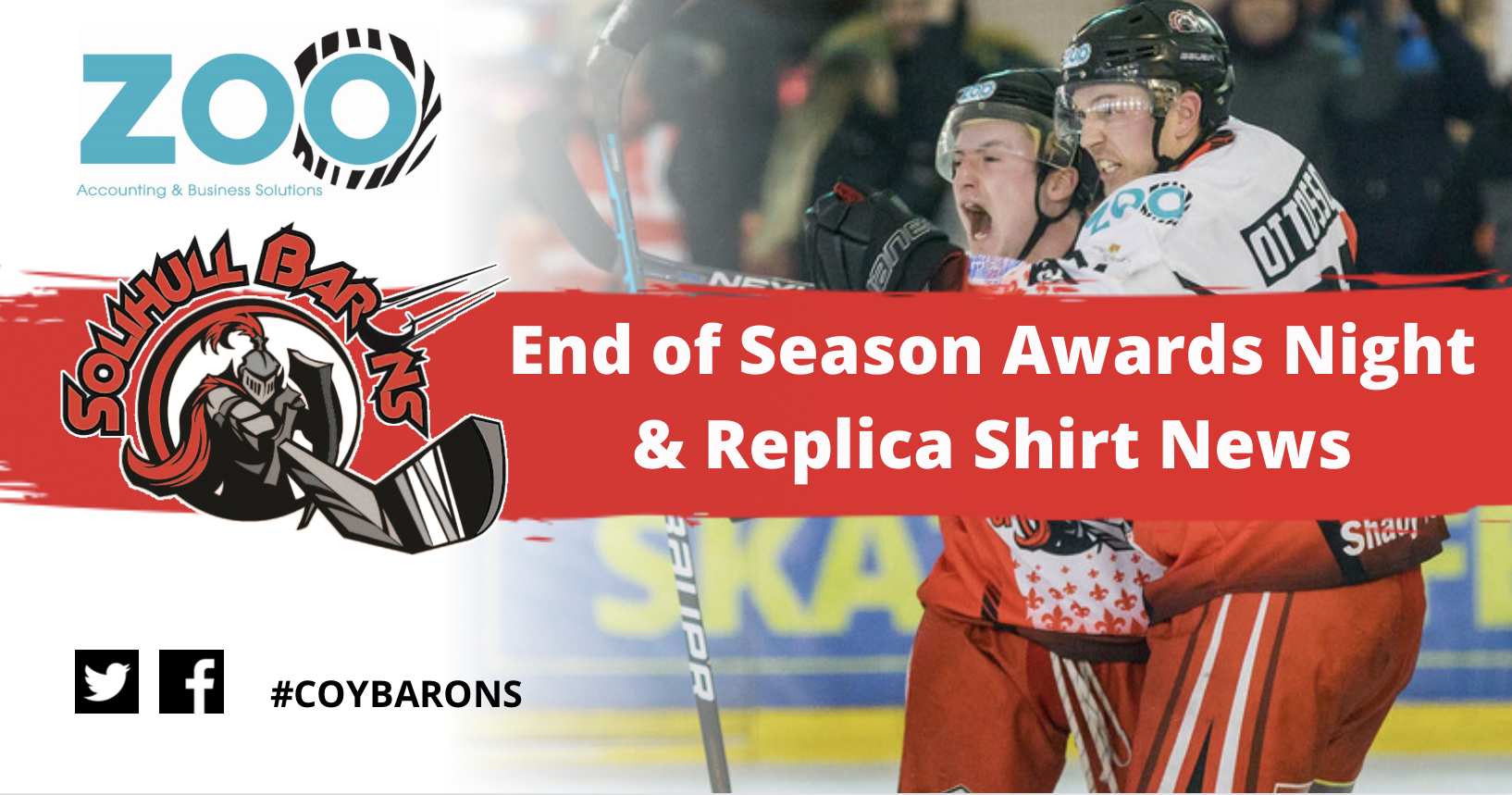 Barons Red Replica Jersey