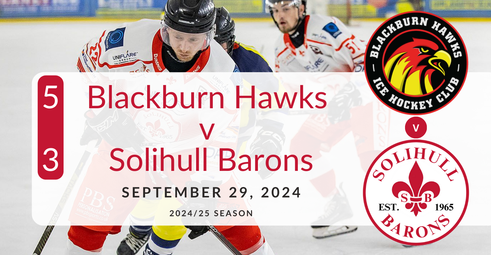 Blackburn Hawks – Solihull Barons