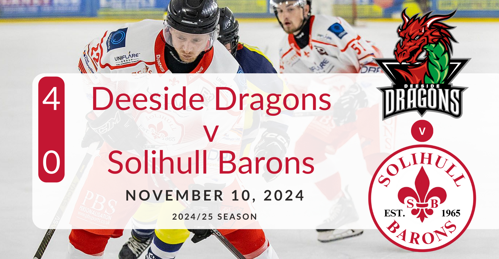 Deeside Dragons – Solihull Barons