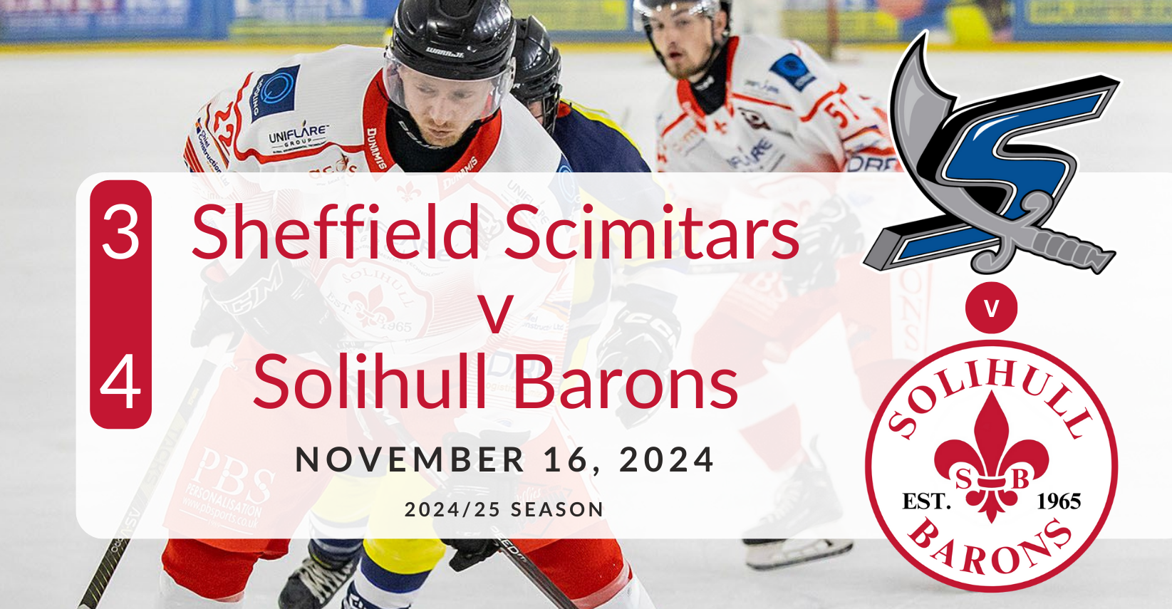 Sheffield Scimitars – Solihull Barons