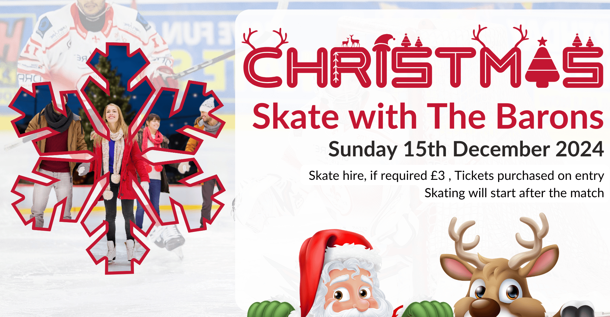 Christmas Skate with the Barons