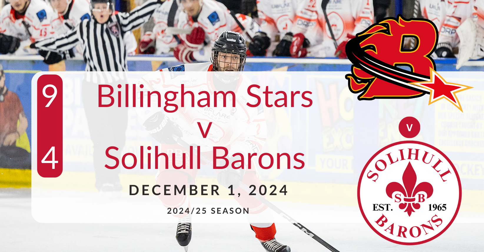 Billingham Stars – Solihull Barons