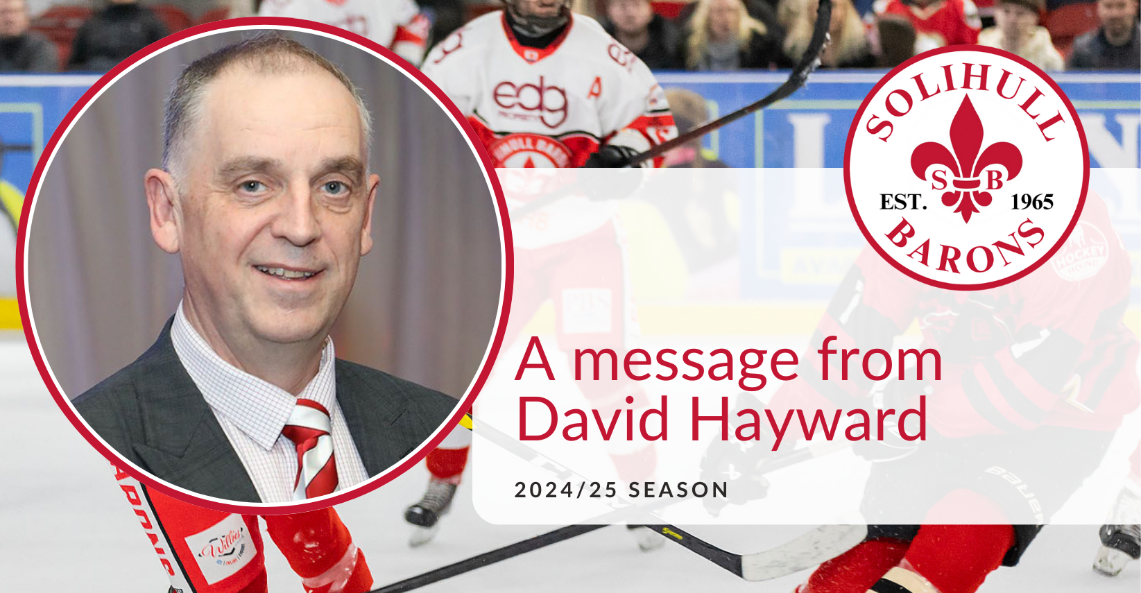 A message from David Hayward