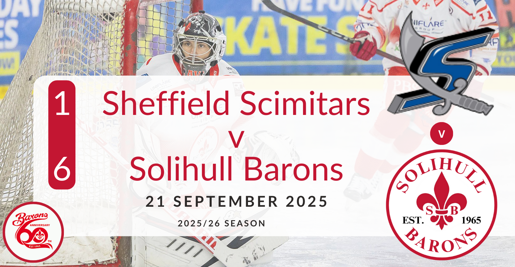 Sheffield Scimitars – Solihull Barons