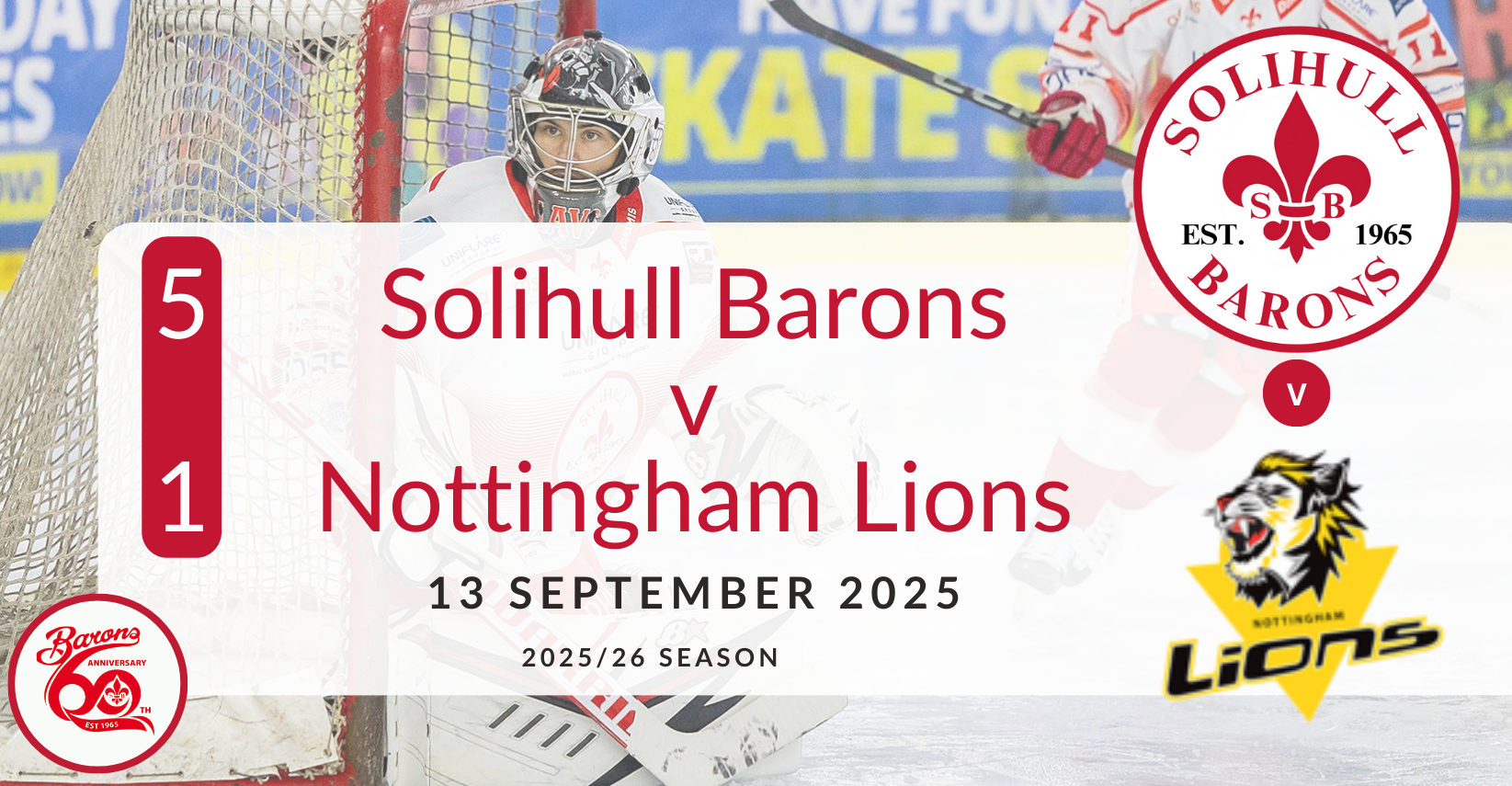 Solihull Barons – Nottingham Lions