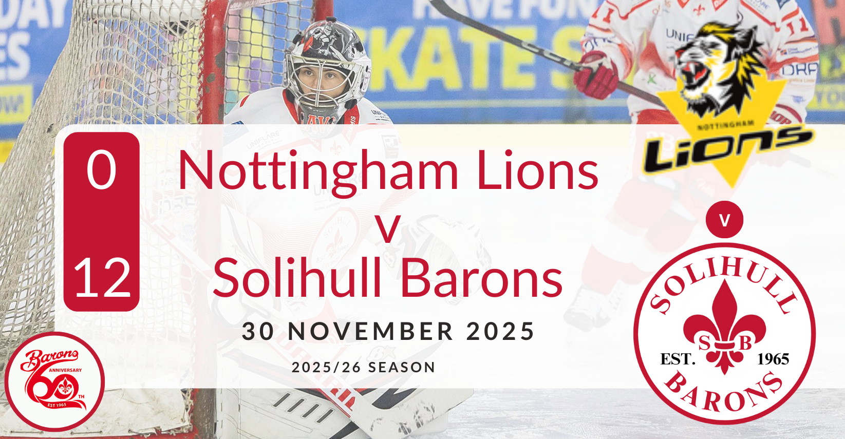 Nottingham Lions – Solihull Barons