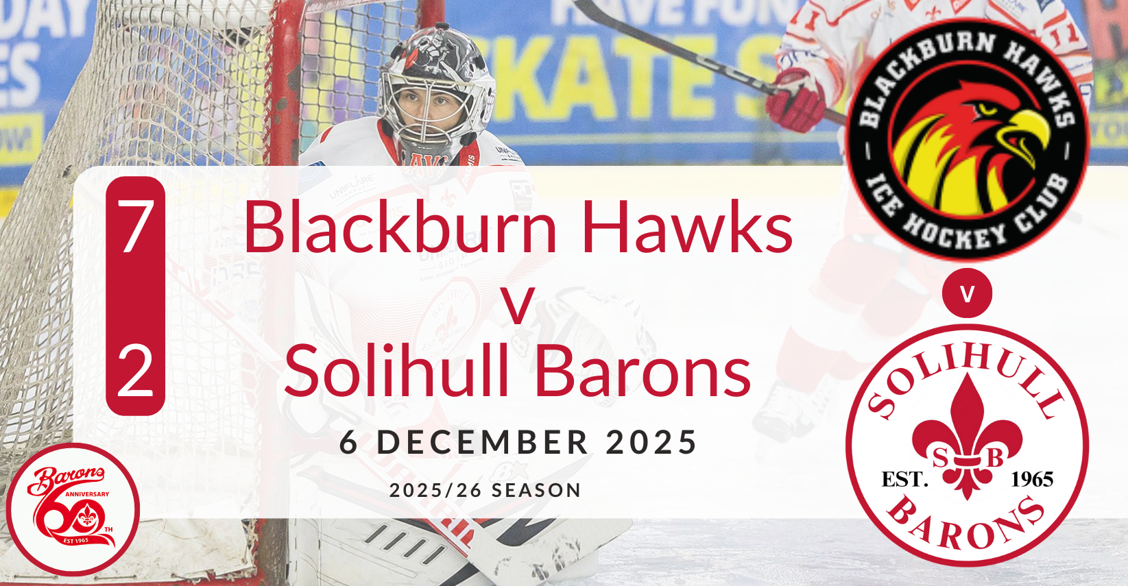 Blackburn Hawks – Solihull Barons