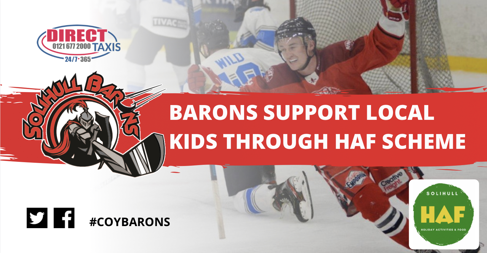 Barons supporting local families through the HAF programme