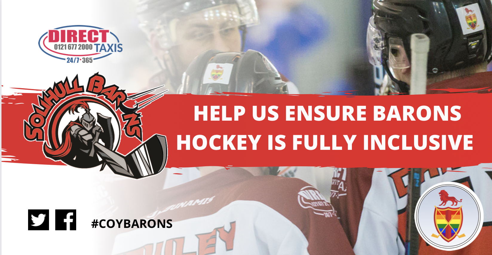 Help us to ensure Barons hockey is fully inclusive and welcoming to all