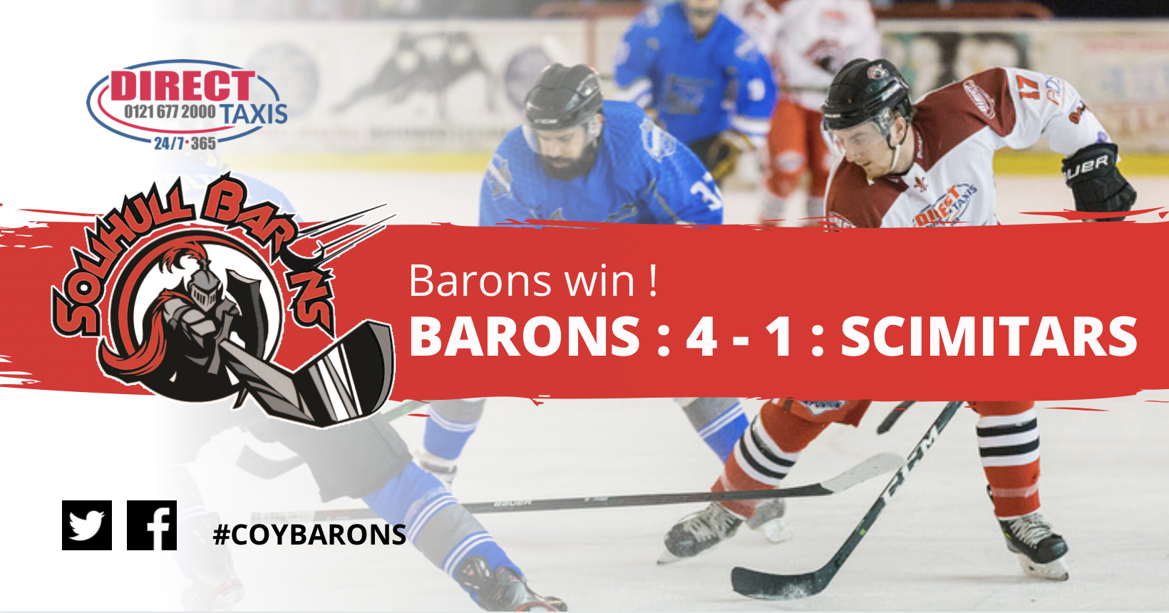 Barons prepare for away run with big win