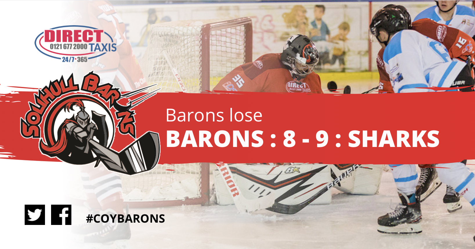 Barons heartache in dying seconds of 17 goal thriller