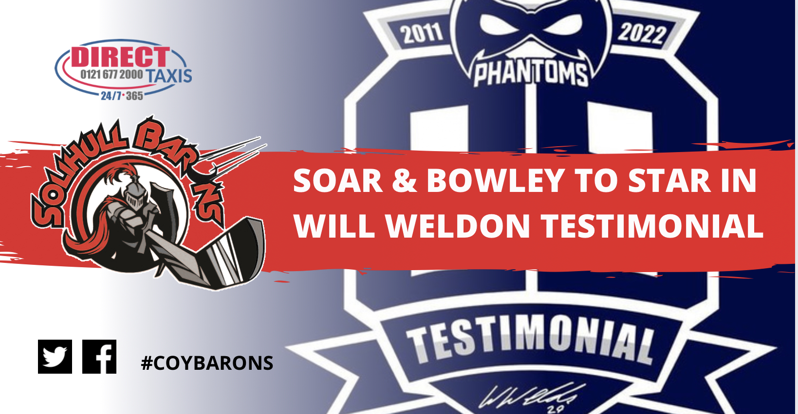 Bowley and Soar to guest in Testimonial