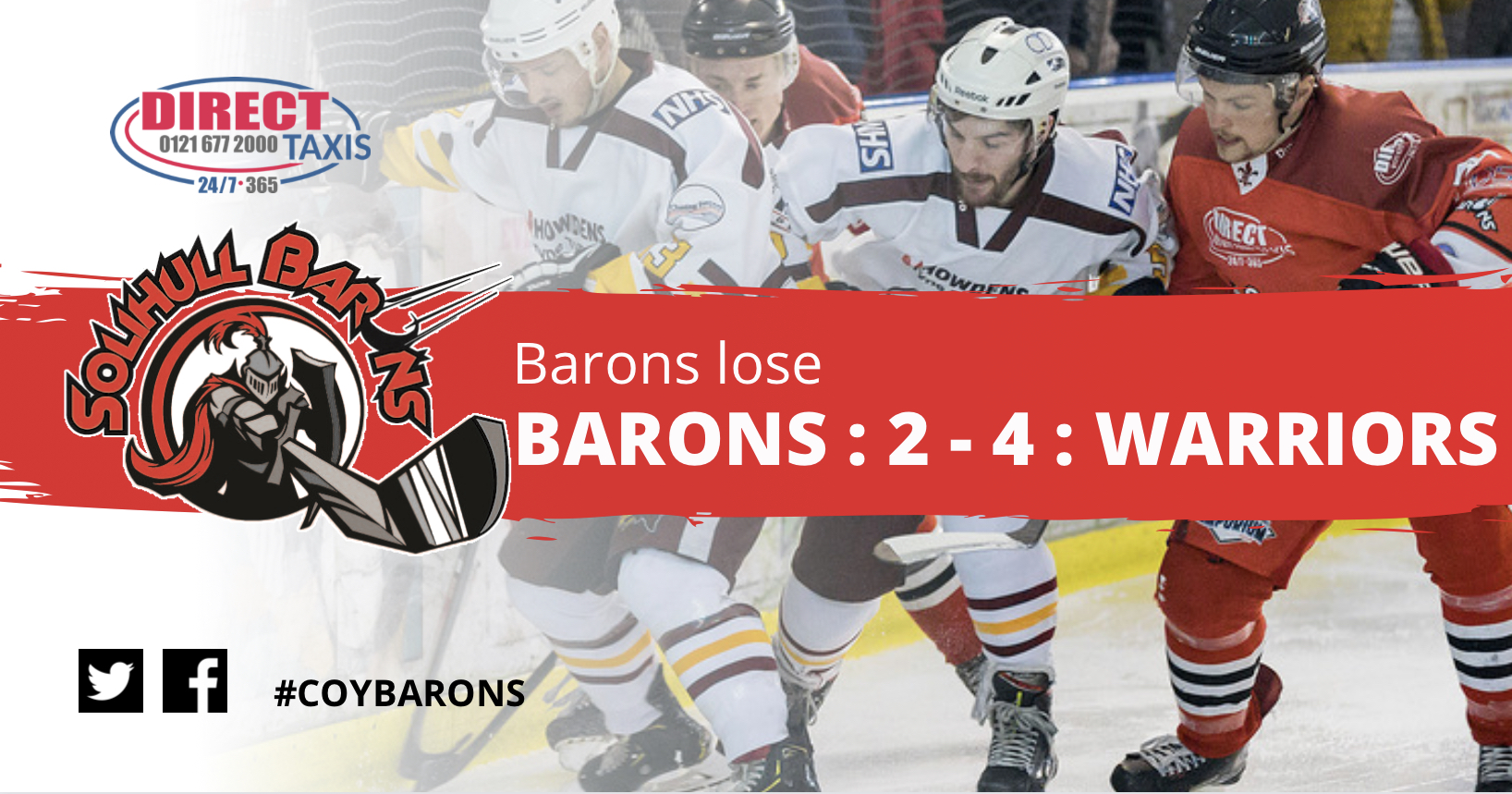 Barons beaten by strong finishing Warriors side