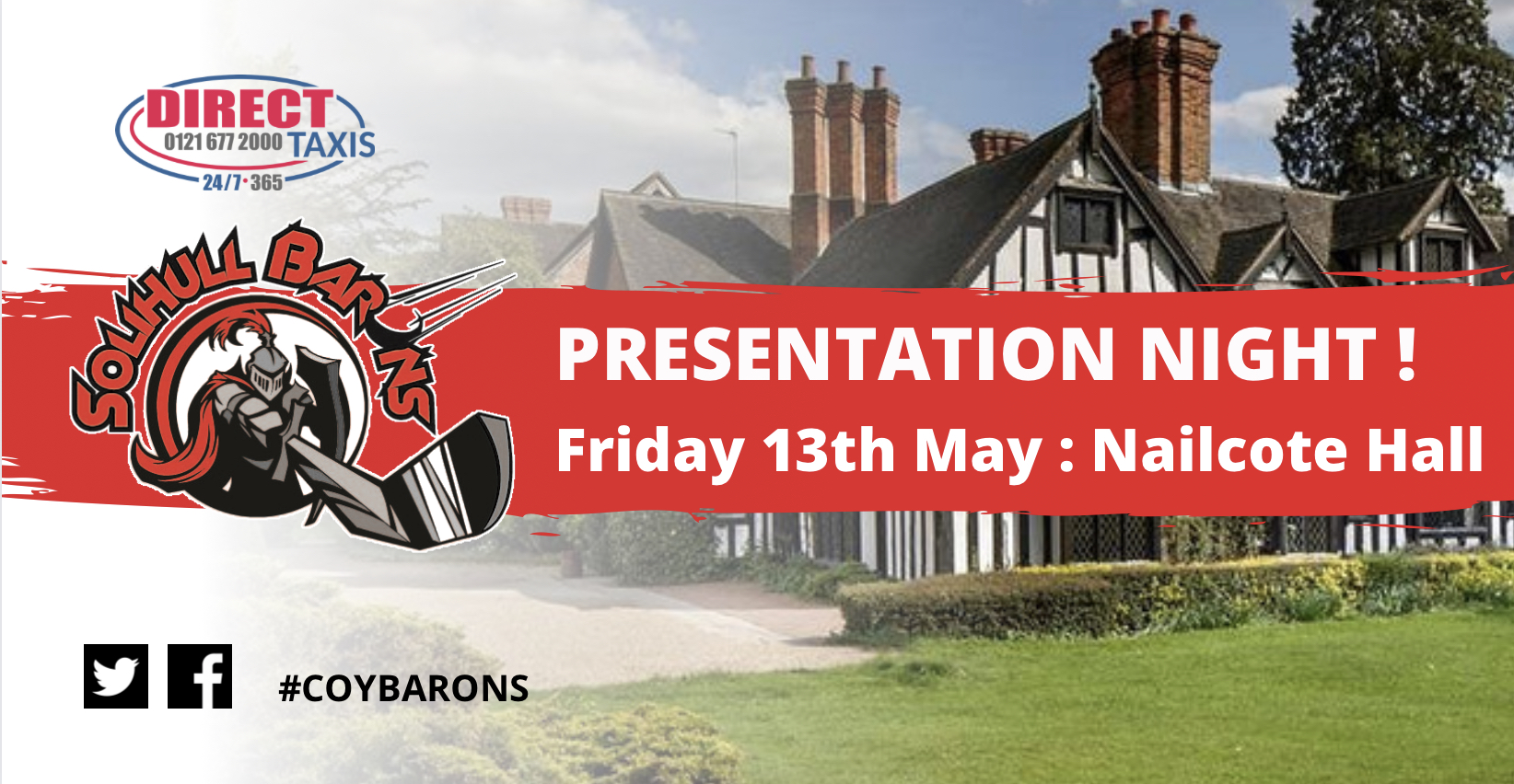 Barons presentation evening announced