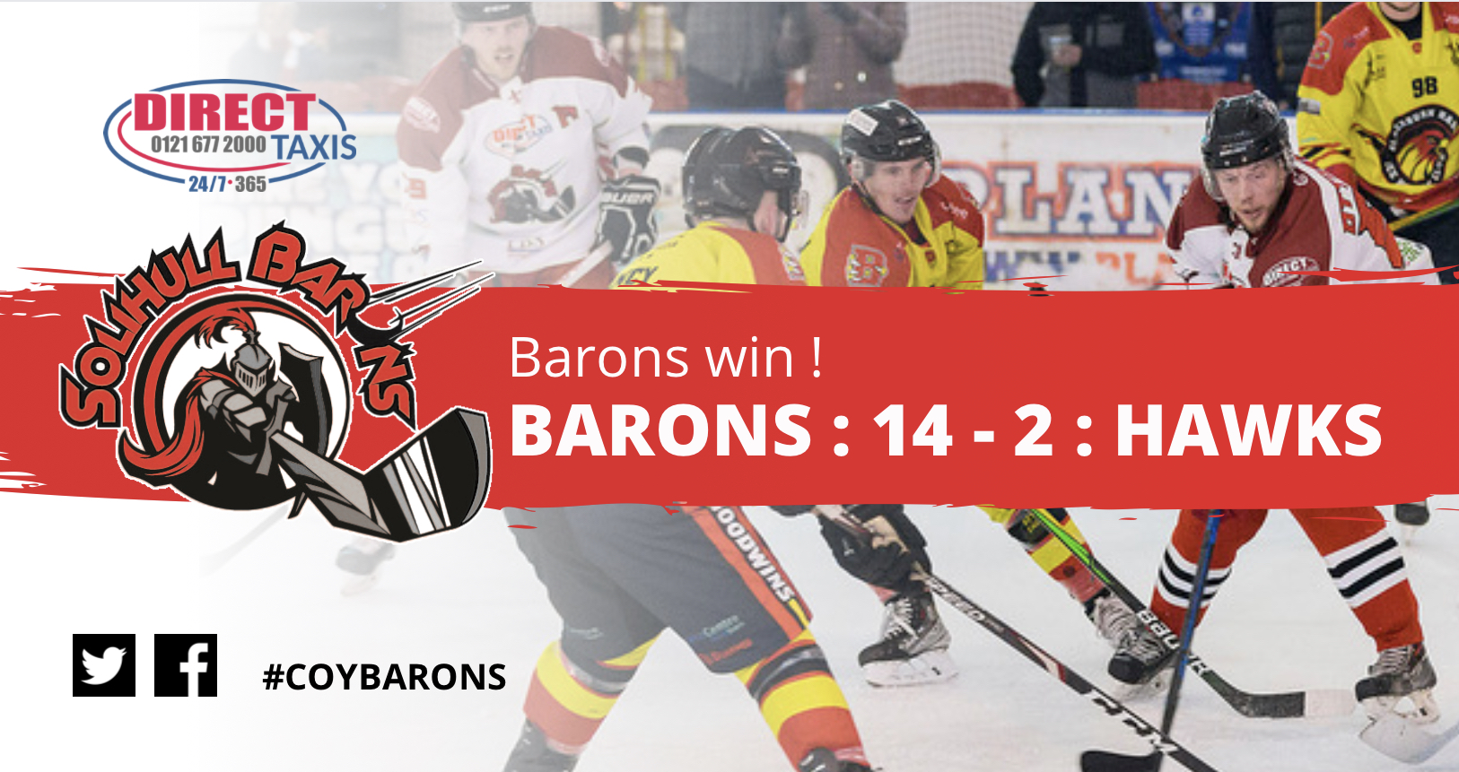 Barons back with fluid and confident win over Hawks