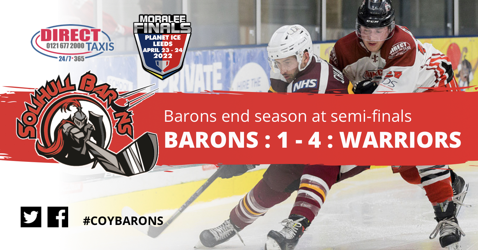 Barons End Season at Play-off Semis