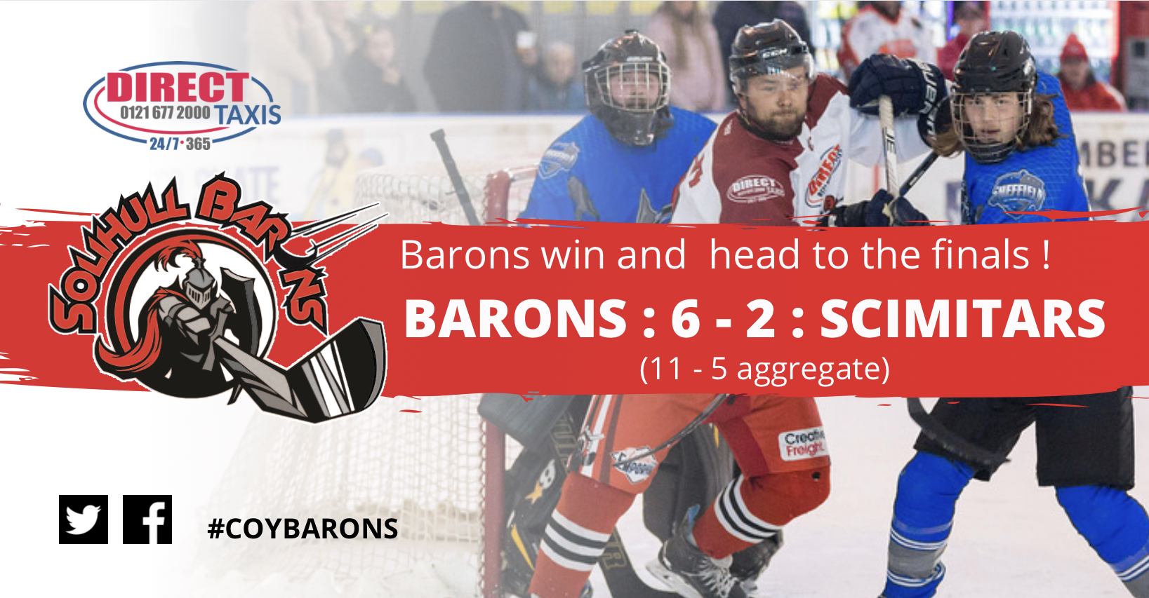 Barons ease through to Leeds finals