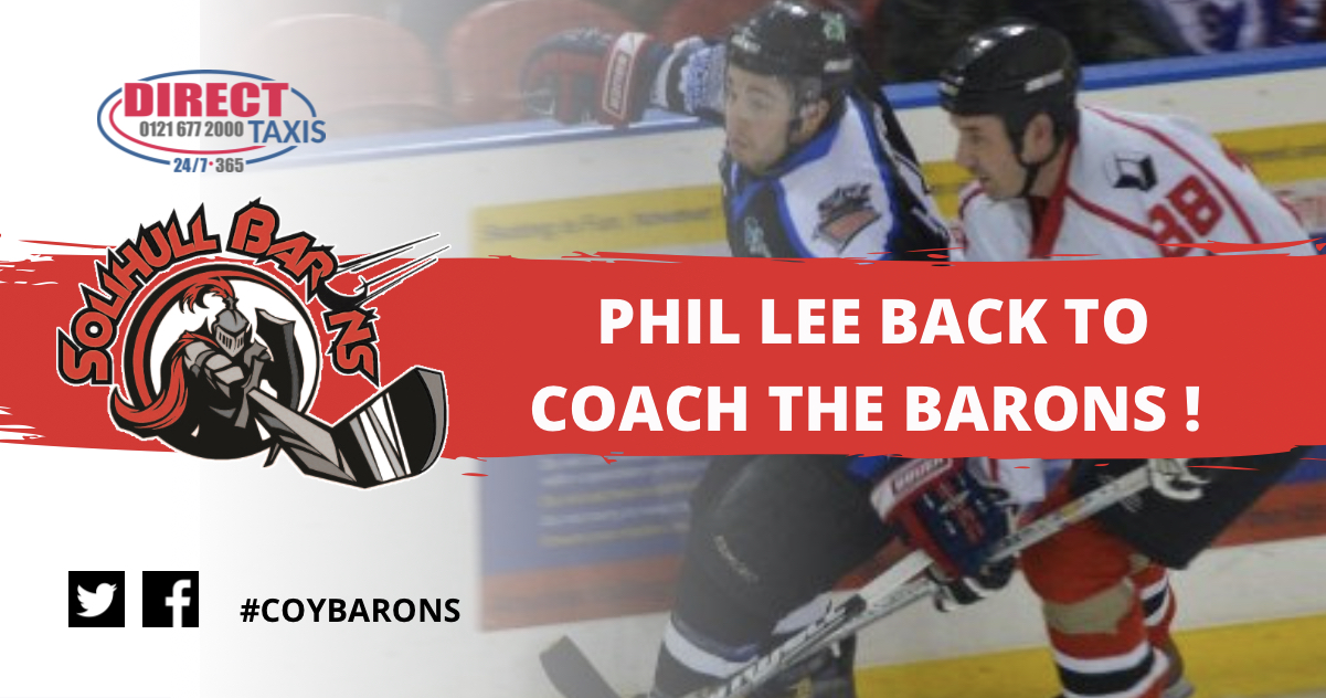 Solihull legend Phil Lee returns to Barons as head coach