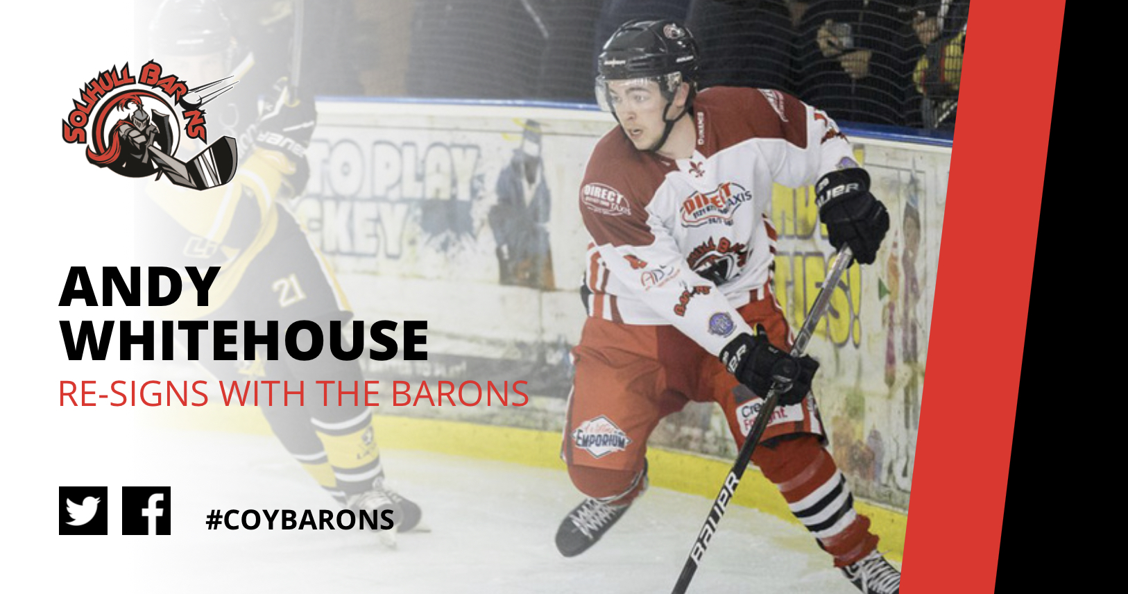 Andy Whitehouse back again for 12th season as a Baron