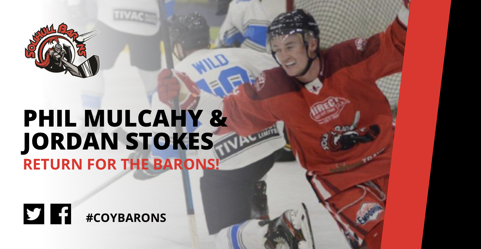 Phil Mulcahy and Jordan Stokes add strength and edge to Barons roster