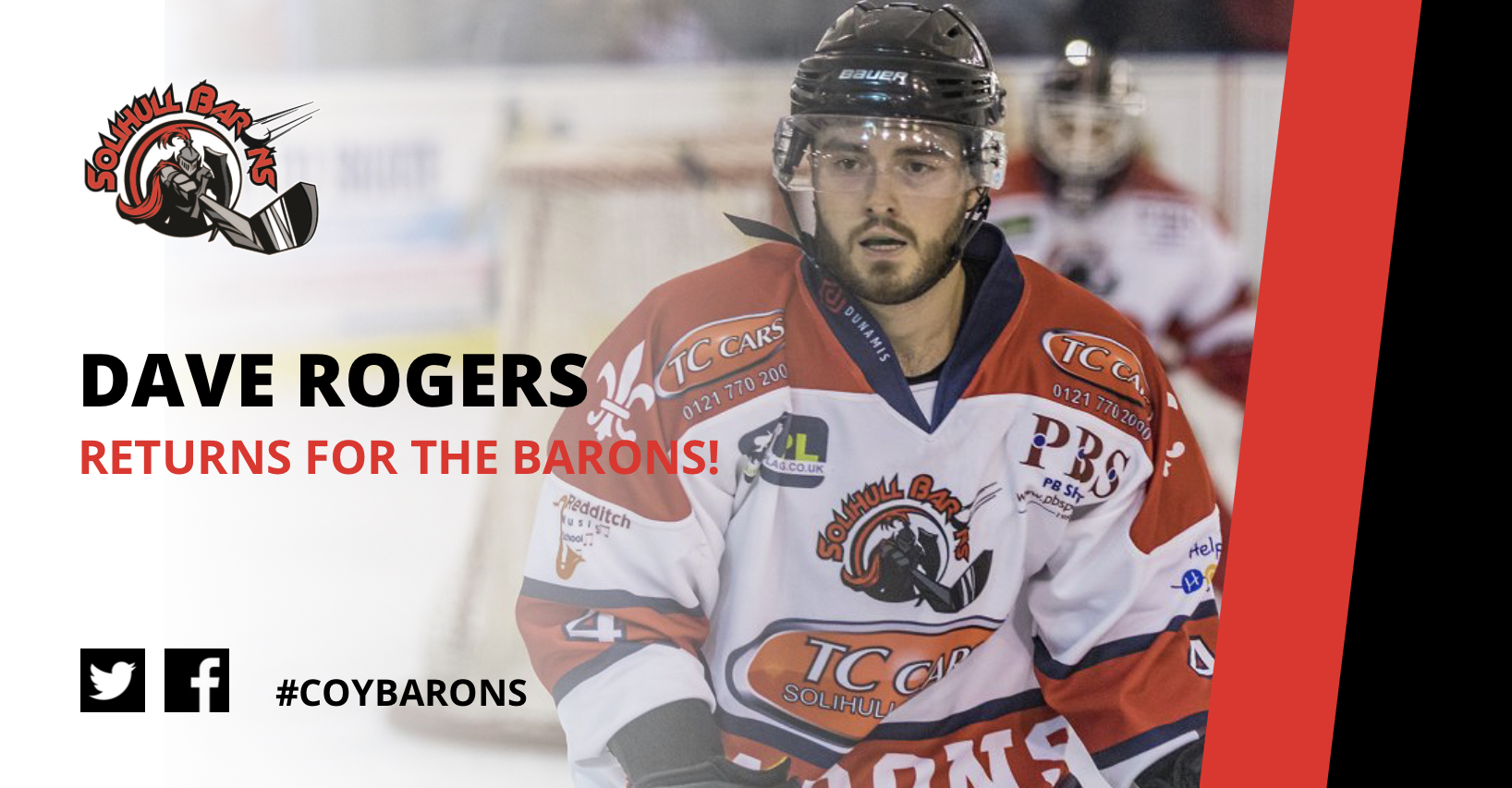 Rogers returns for the Barons