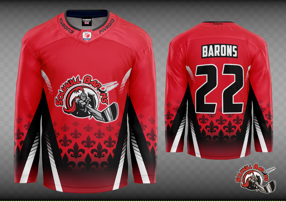 Barons New 2022-23 Red Shirts Revealed