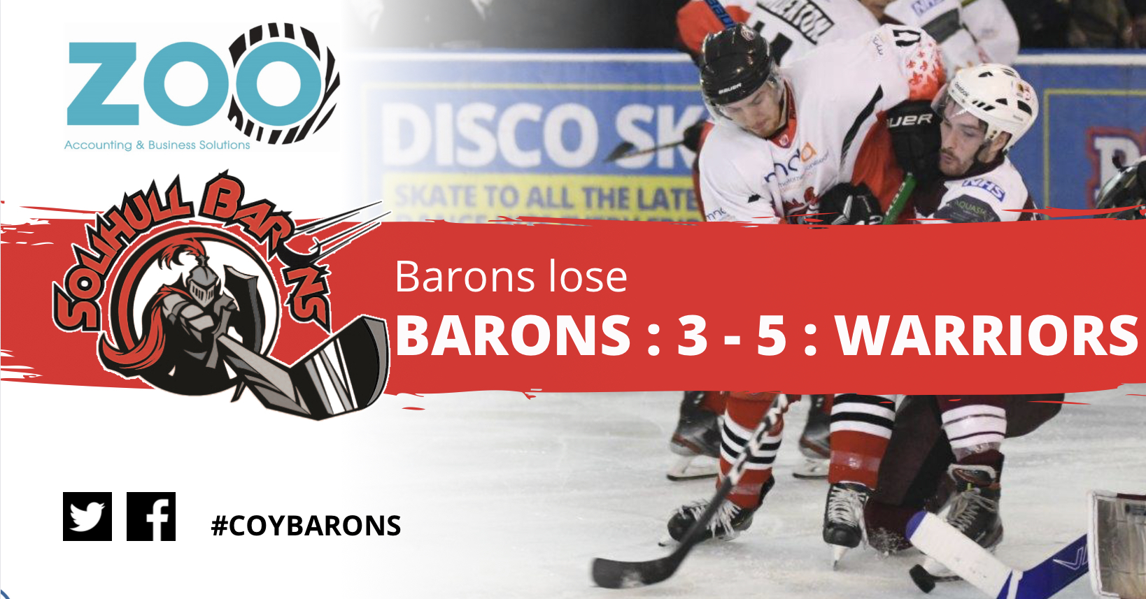 Barons can’t quite get result over league leading Warriors