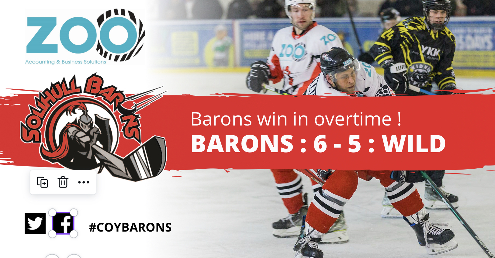 Barons survive the Wild in overtime thriller !