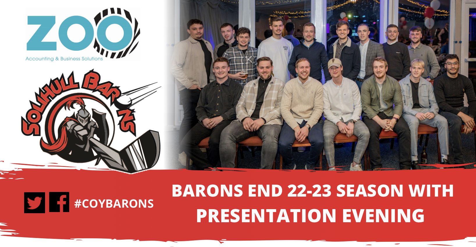 Barons Celebrate 2022-23 Season at Presentation Evening