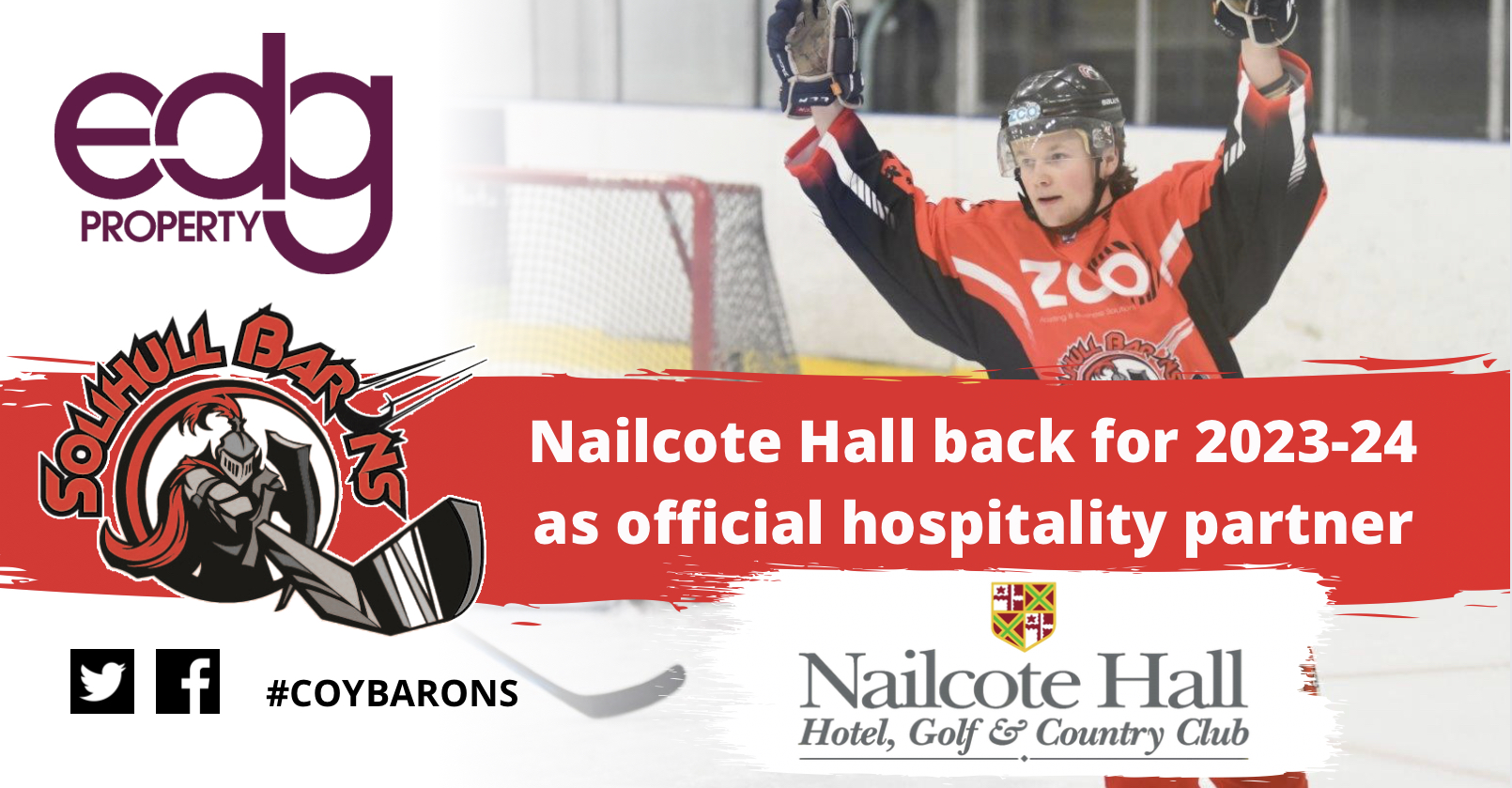 Nailcote Hall return as Hospitality Partner for Upcoming Season