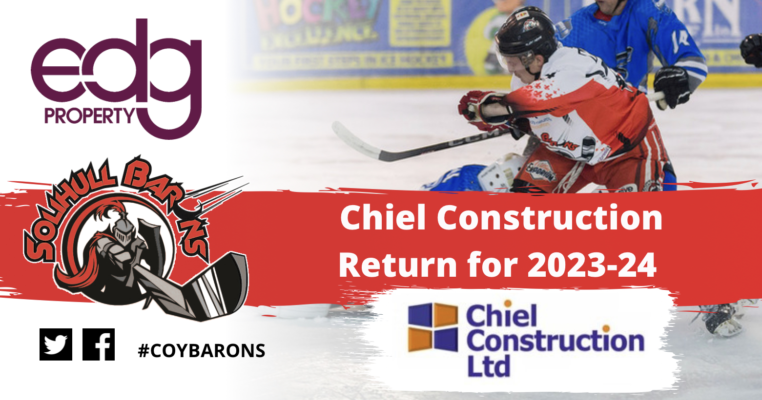 Chiel Construction help Barons build for new season