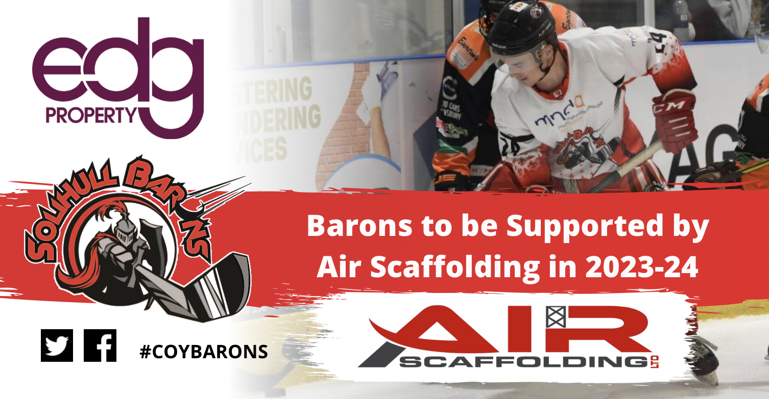 Barons to be Supported by Air Scaffolding