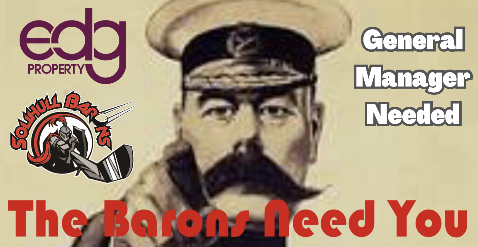 Could you be the Barons General Manager?