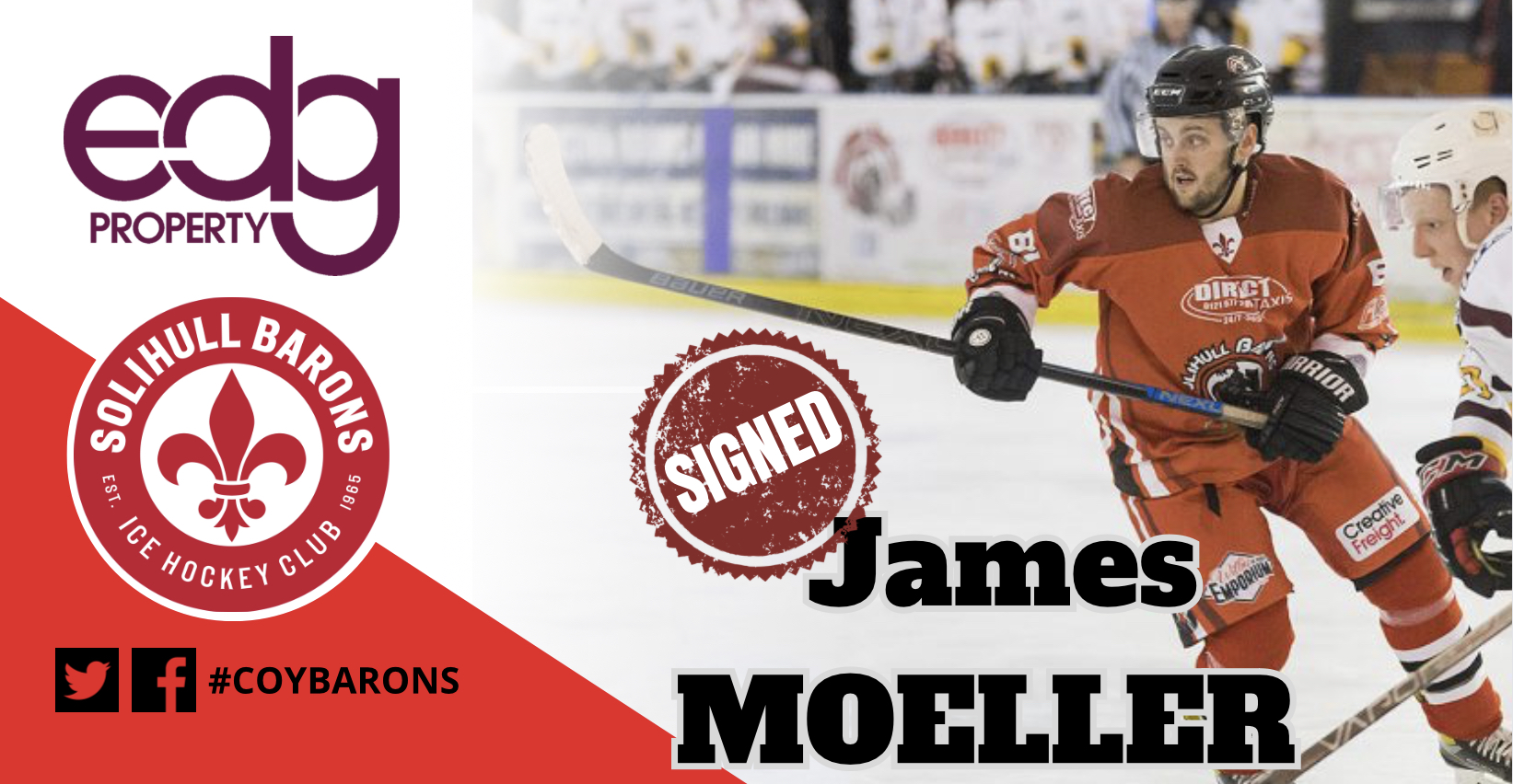 Moeller returns to Barons for 23/24