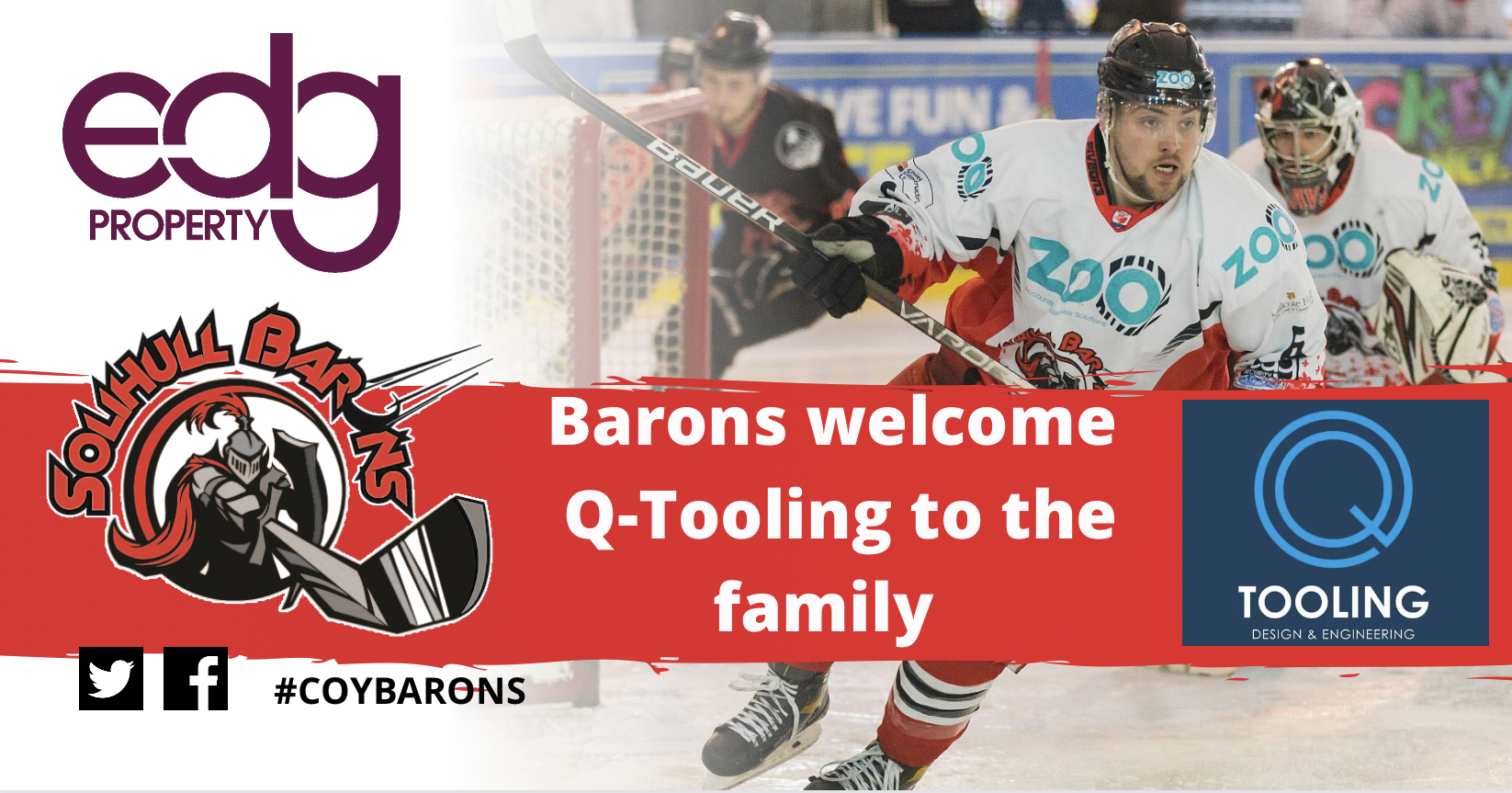 Q-Tooling join roster of Barons corporate sponsors