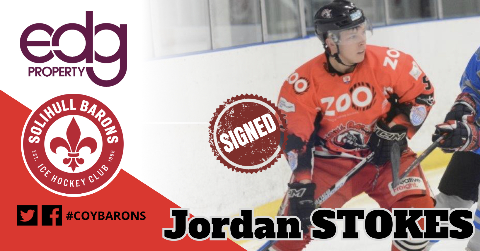 Jordan Stokes returns to Barons D