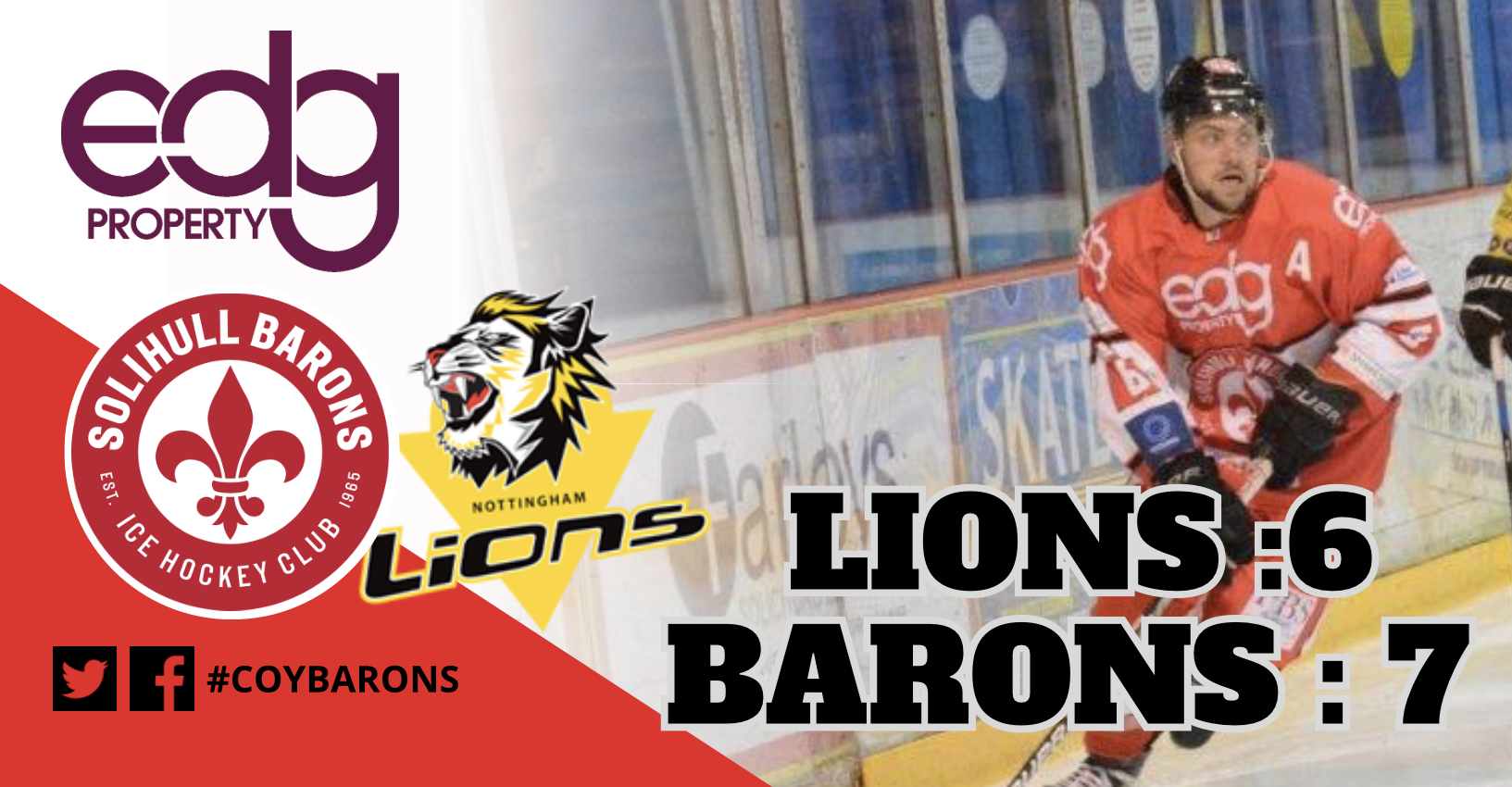 Barons edge it in overtime thriller