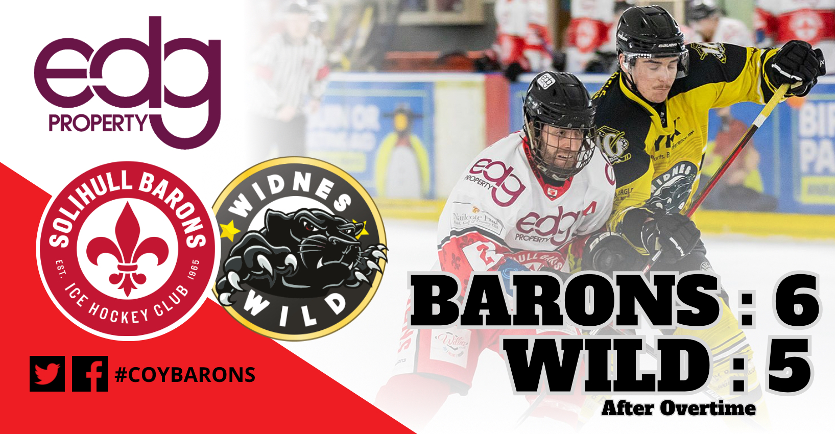 Barons pushed to overtime in Wild battle