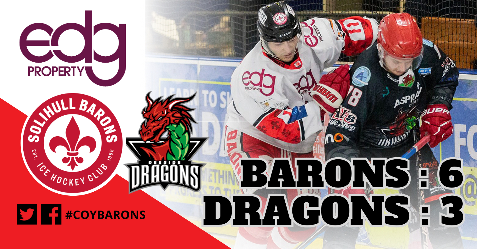 Barons put in strong performance to slay Dragons