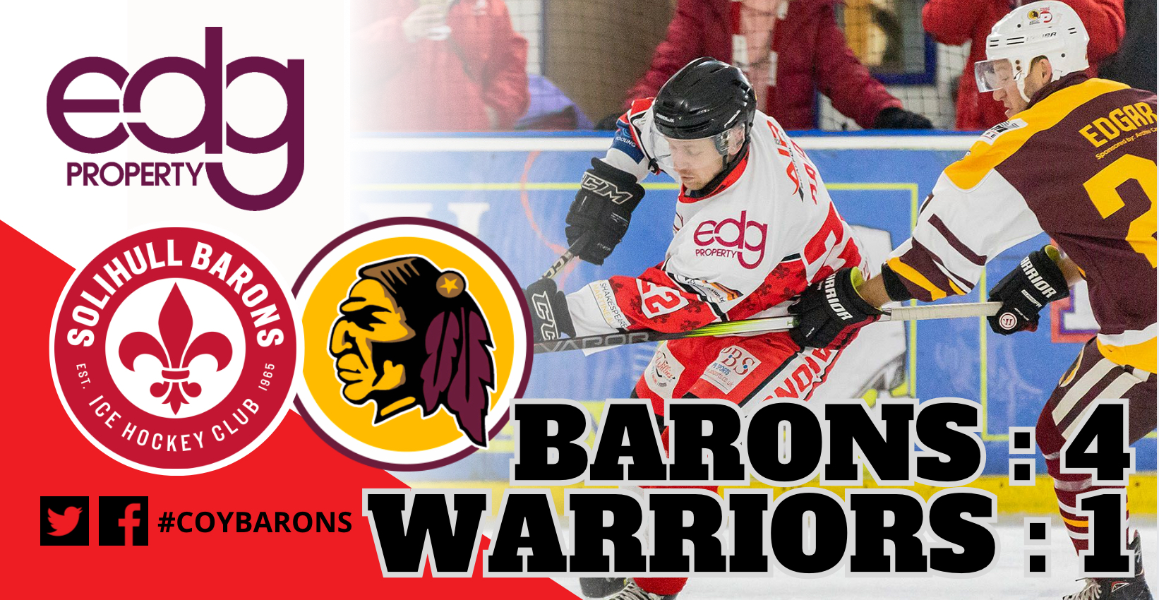 Barons fend off Warriors threat