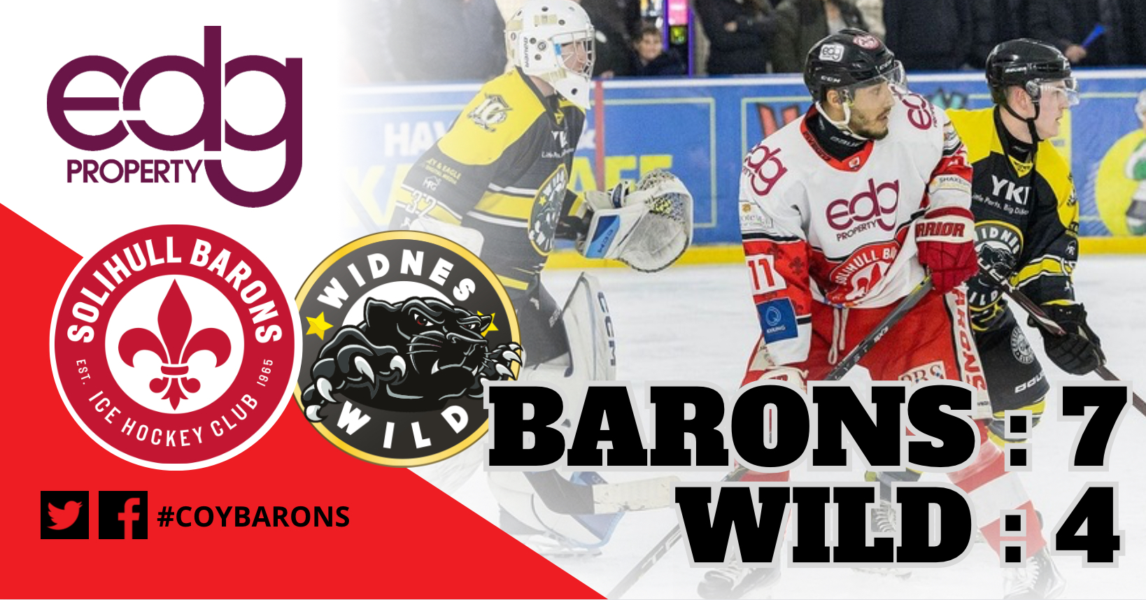 Barons tame brave Wild to reach play-offs