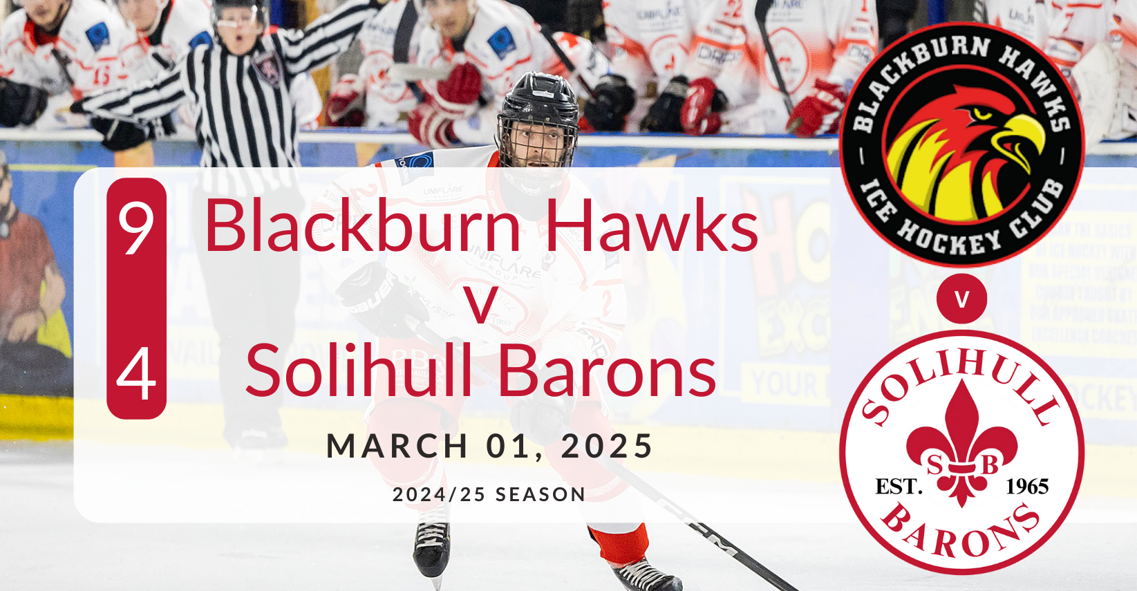 Blackburn Hawks – Solihull Barons