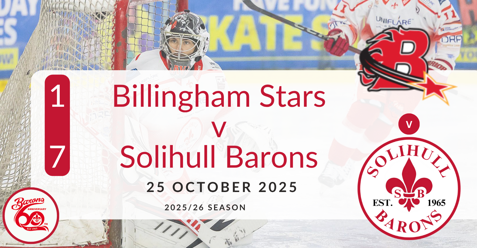 Billingham Stars – Solihull Barons