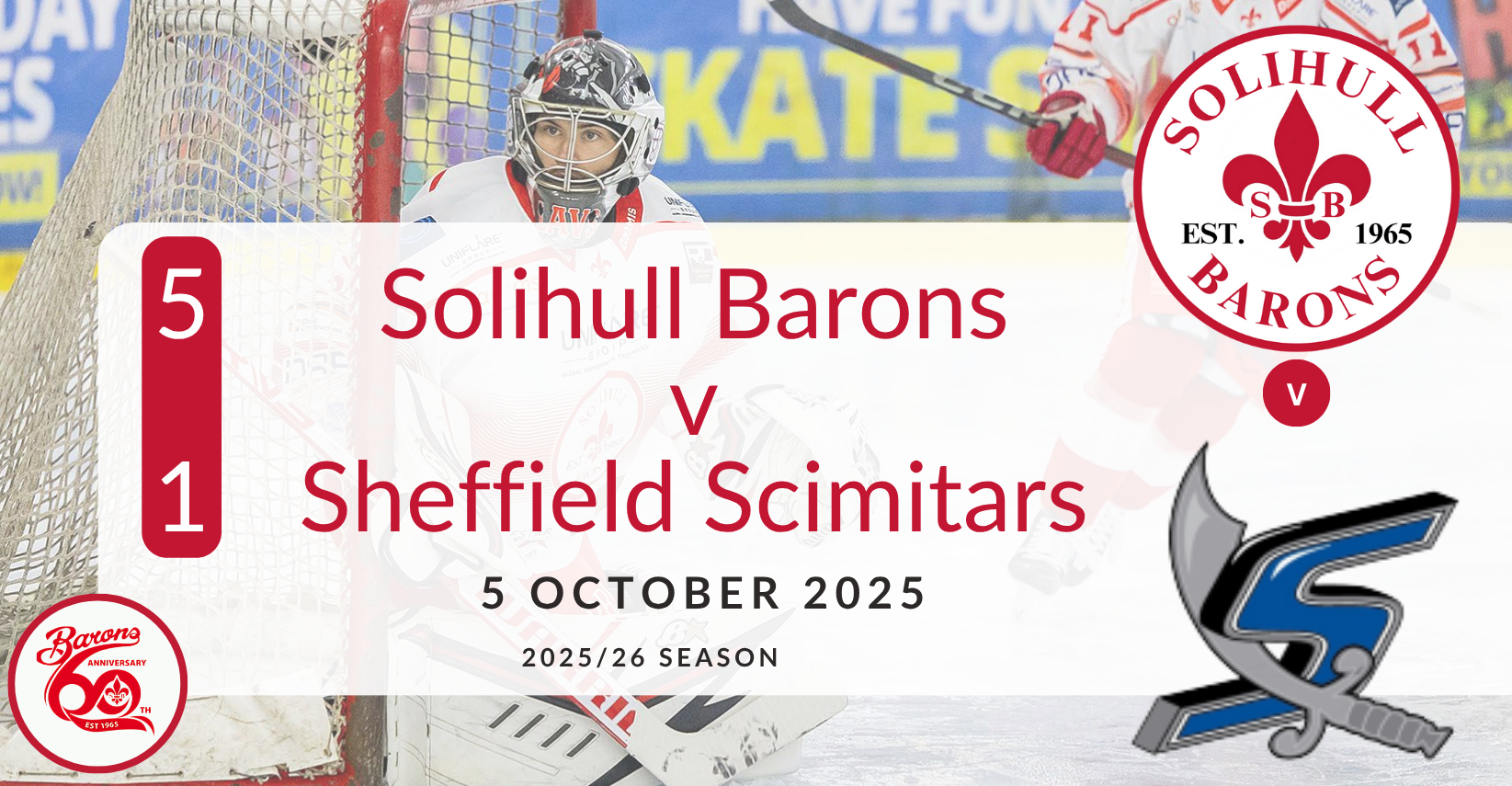 Solihull Barons – Sheffield Scimitars