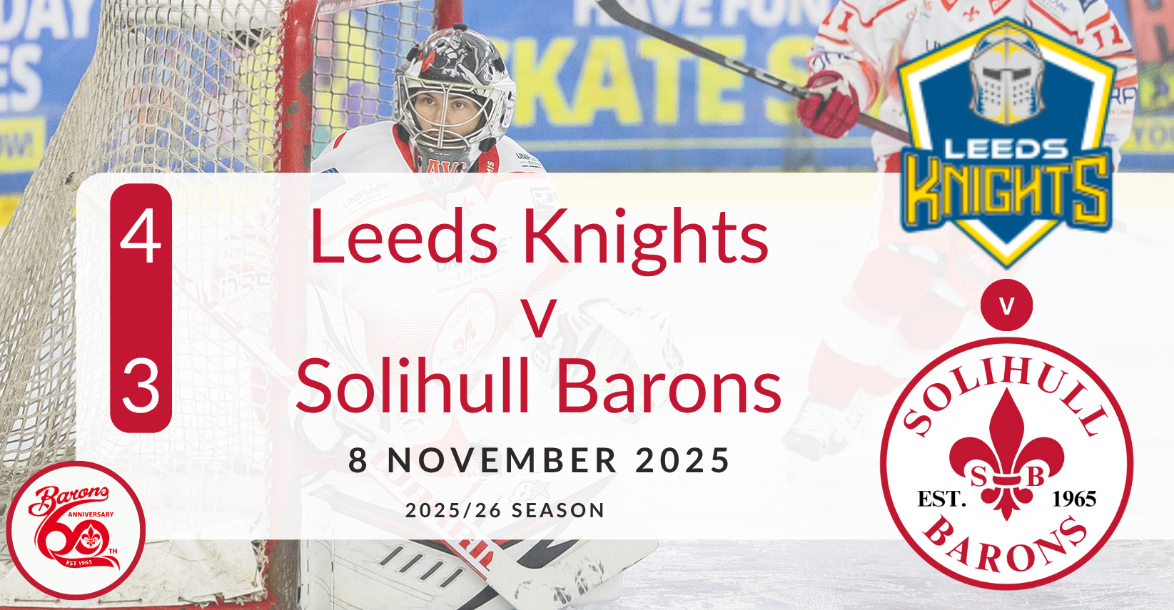 Leeds Knights – Solihull Barons