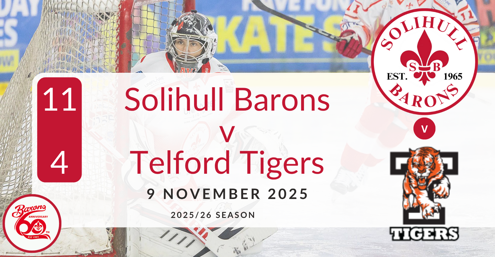 Solihull Barons – Telford Tigers
