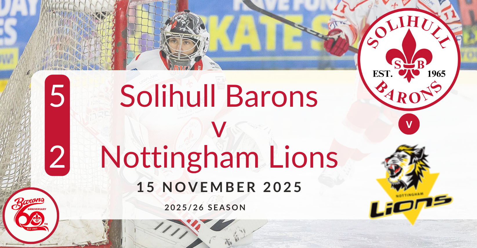 Solihull Barons – Nottingham Lions