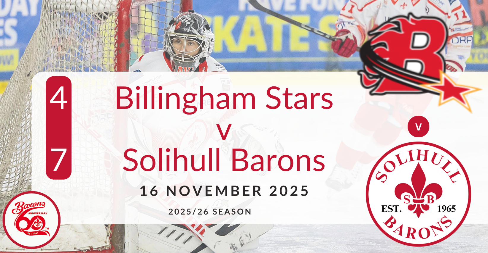 Billingham Stars – Solihull Barons